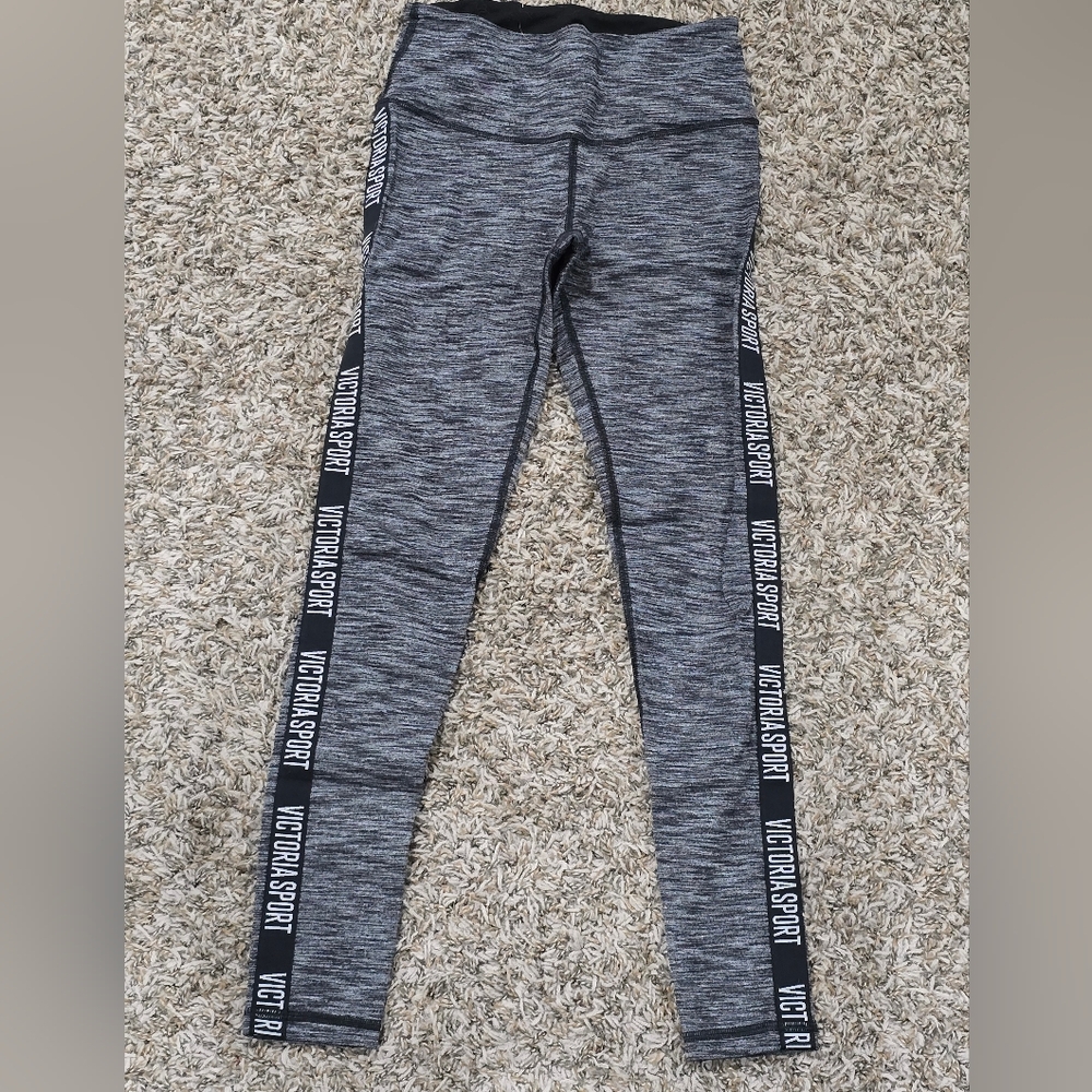 Victoria's Secret Knockout Sport Leggings Heathered Gray Sz XS